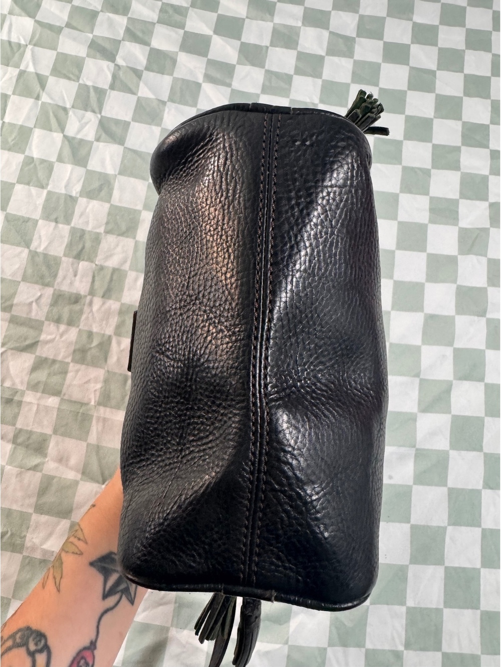 Dooney & Bourke Black Pebbled Leather Crossbody Bag - Picture 5 of 11